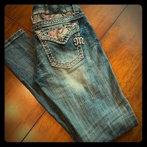 Miss me jeweled skinny jeans